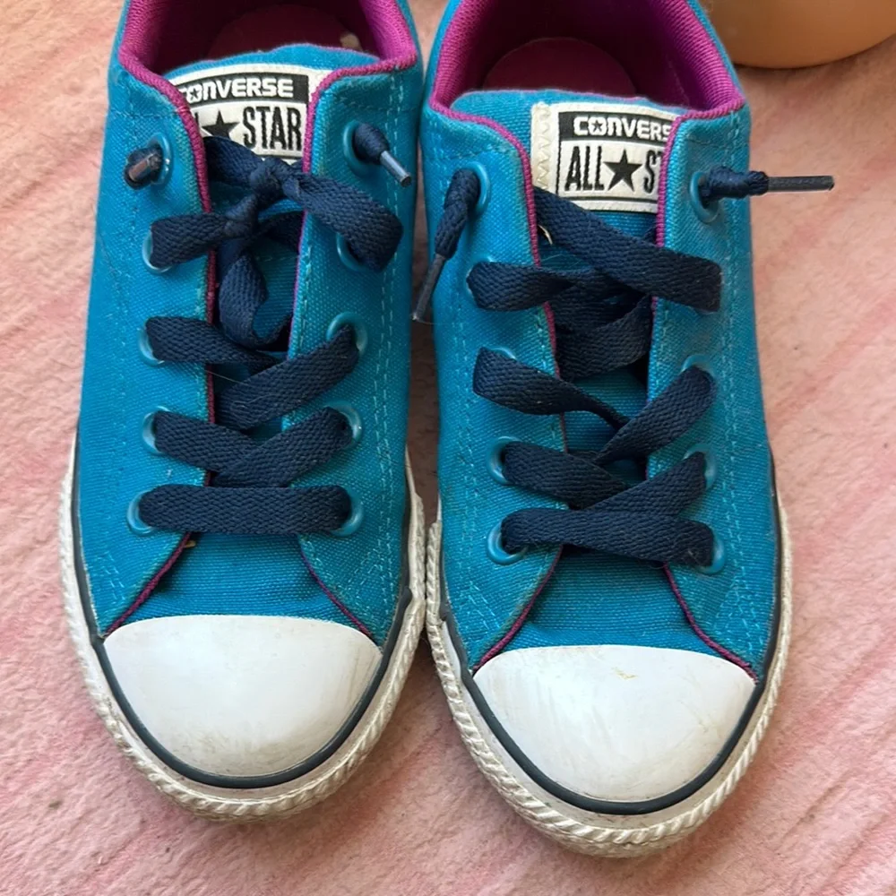 Converse Blue and Purple‎ Sneakers Classic Canvas Style